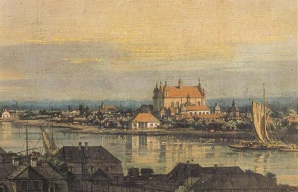 Bernardo Bellotto View of Praga with Bernardine church oil painting picture